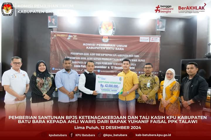 KPU Batu Bara Resmi Buka Rapat Pleno Rekapitulasi Suara Tingkat Kabupaten