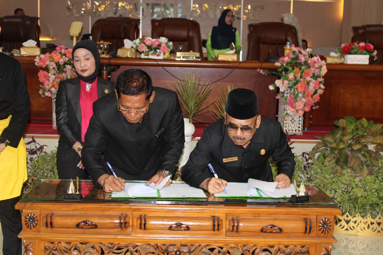 Perubahan Badan Hukum Langkat Setia Negeri Disahkan DPRD Langkat