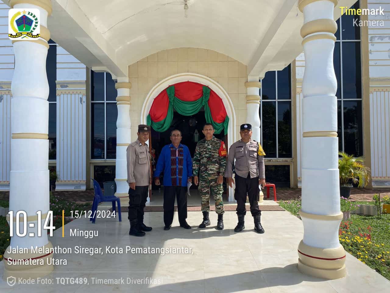Berikan Rasa Nyaman, Polres Pematangsiantar Lakukan Pengaman Ibadah umat Kristiani