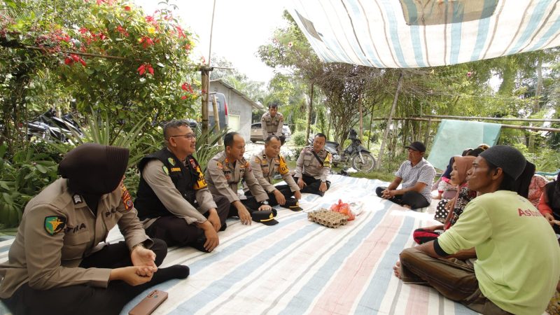 Polres Sergai Kunjungi Keluarga Korban Tindak Kejahatan
