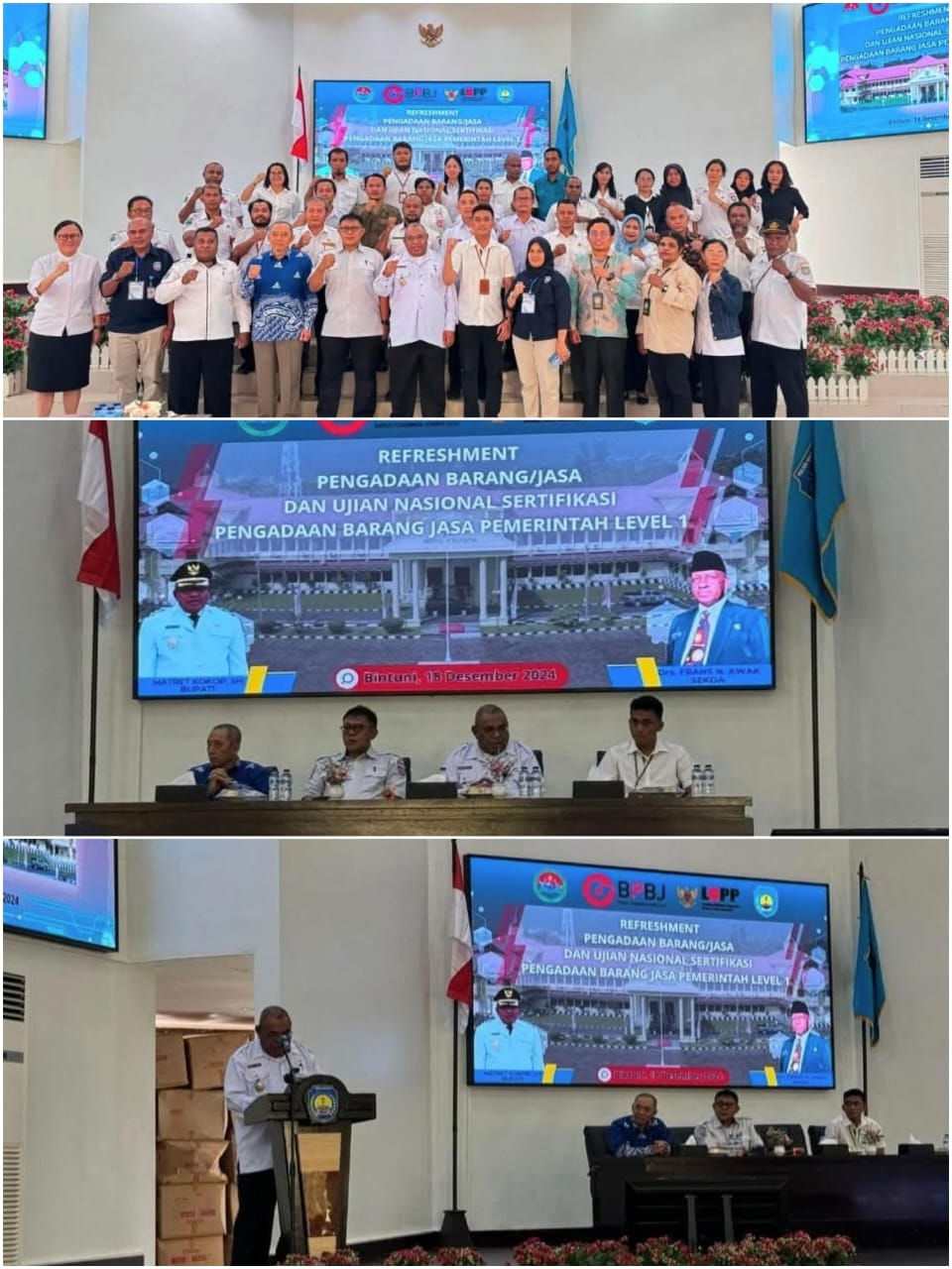 Bupati Teluk Bintuni : Bimtek Pengadaan Barang Dan Jasa Sangat Perlu Untuk Meningkatkan Efesiensi Penggunaan Uang Negara