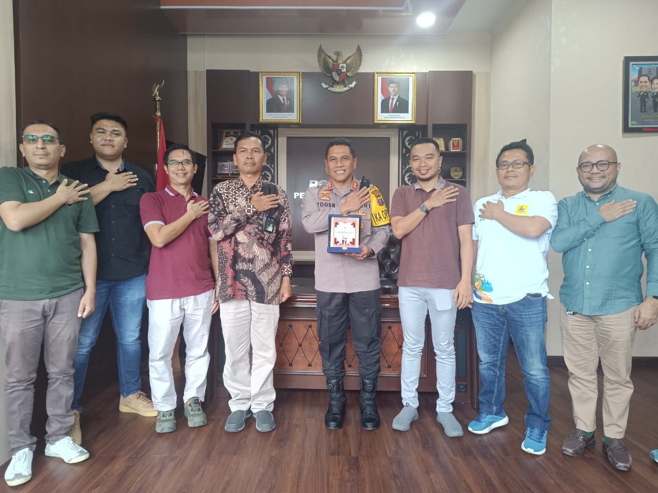 Kapolres Pematangsiantar Terima Audiensi Manager PLN UP3 Pematangsiantar