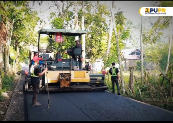 Keuchik Apresiasi PUPR Aceh Barat Ruas Jalan Desa Meunasah Rambot -Putim Sudah di Aspal