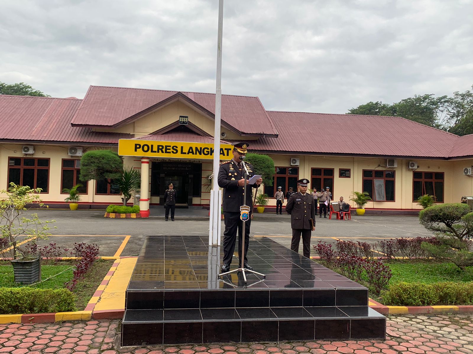 Gelorakan Bela Negara, Kapolres Langkat Pimpin Upacara Hari Bela Negara ke-76