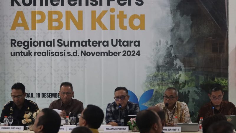 Kinerja APBN di Sumatera Utara hingga Akhir November 2024 Tetap Solid