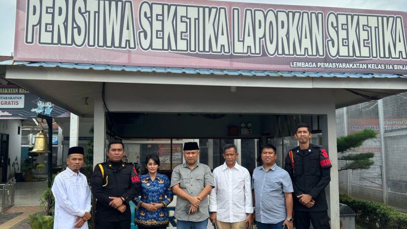 Wakil Ketua Komisi XIII DPR RI Inspeksi ke Lapas Kelas II Binjai