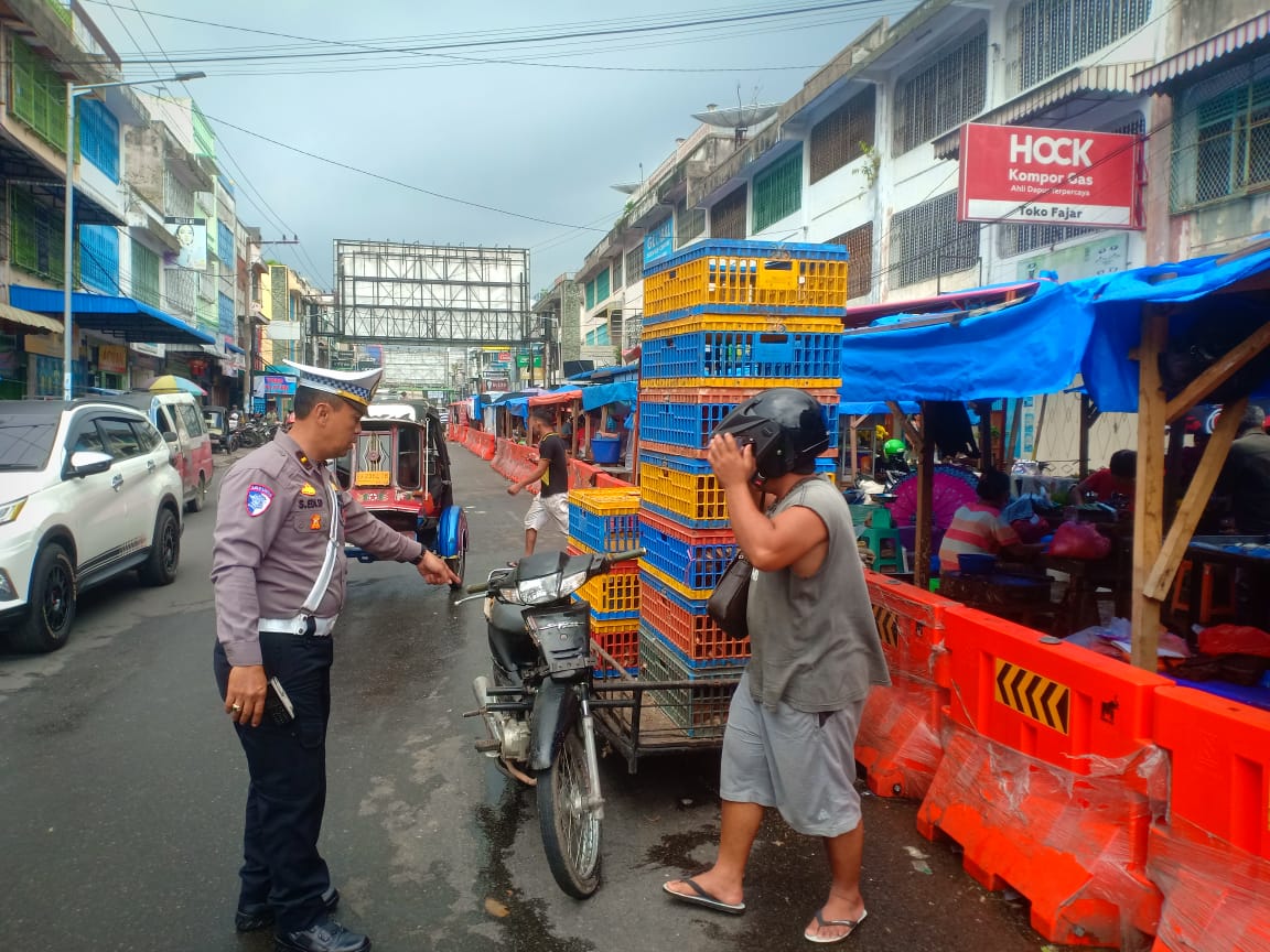 Ops Lilin Toba 2024, Sat Lantas Polres Pematangsiantar Turunkan Tim Urai Kemacetan
