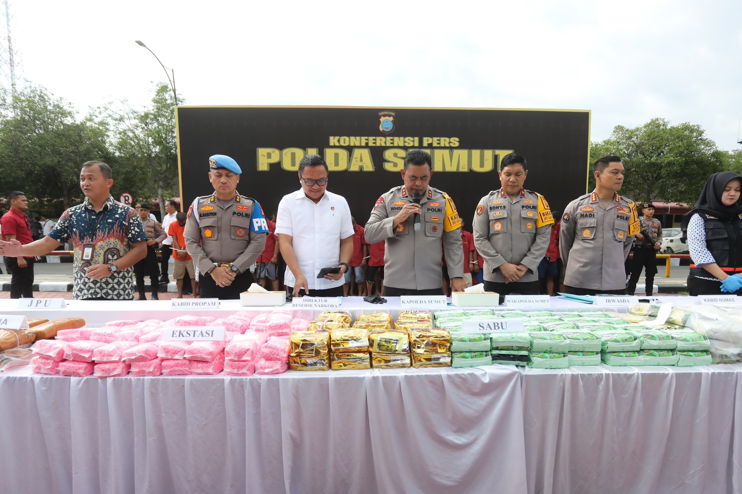 Sepanjang Tahun 2024,Polda Sumut Selamatkan 10,7 Juta Jiwa dari Ancaman Narkoba