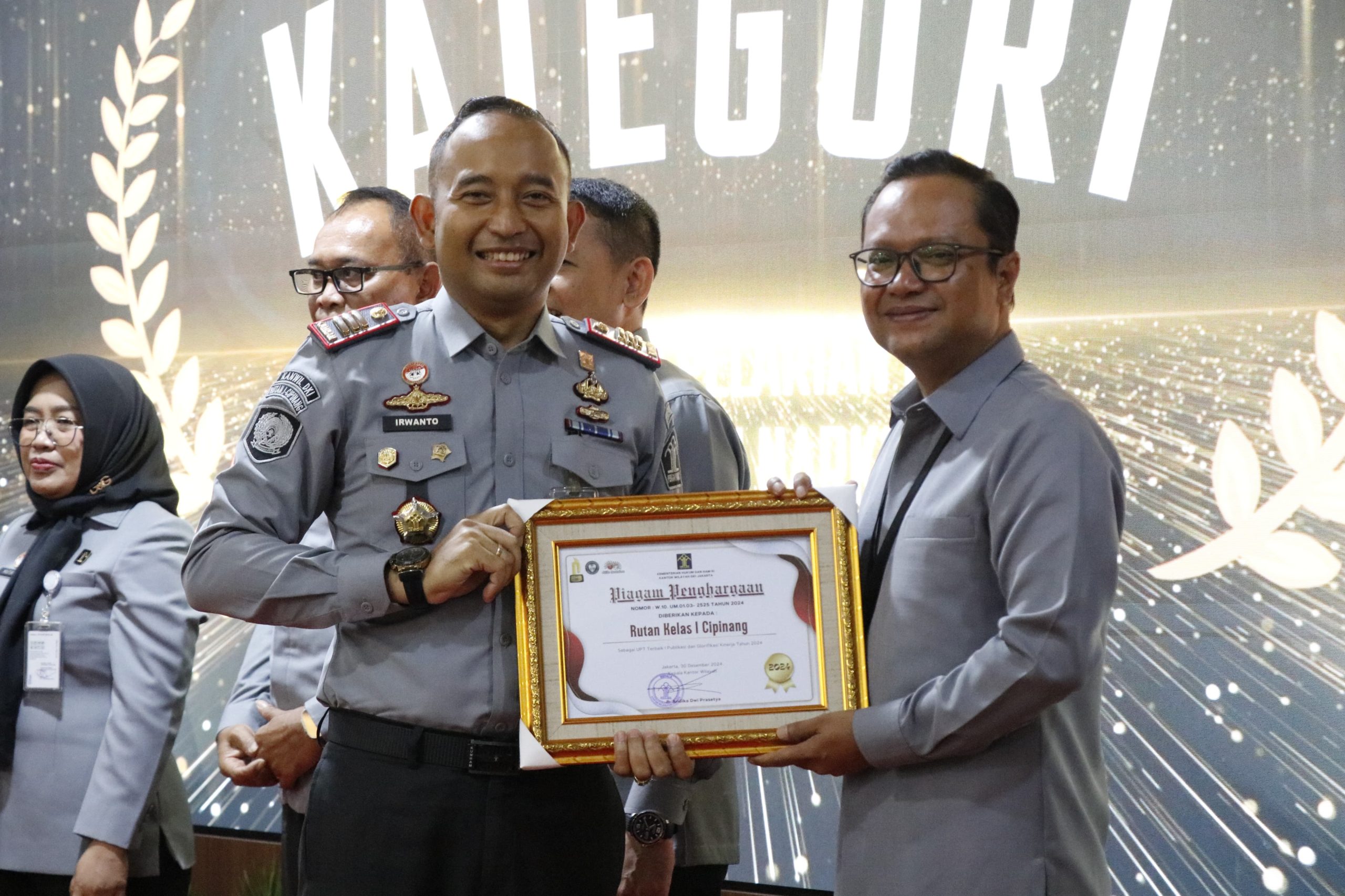 Refleksi Akhir Tahun 2024, Rutan Cipinang Sabet 5 Penghargaan Sebagai Apresiasi atas Prestasi