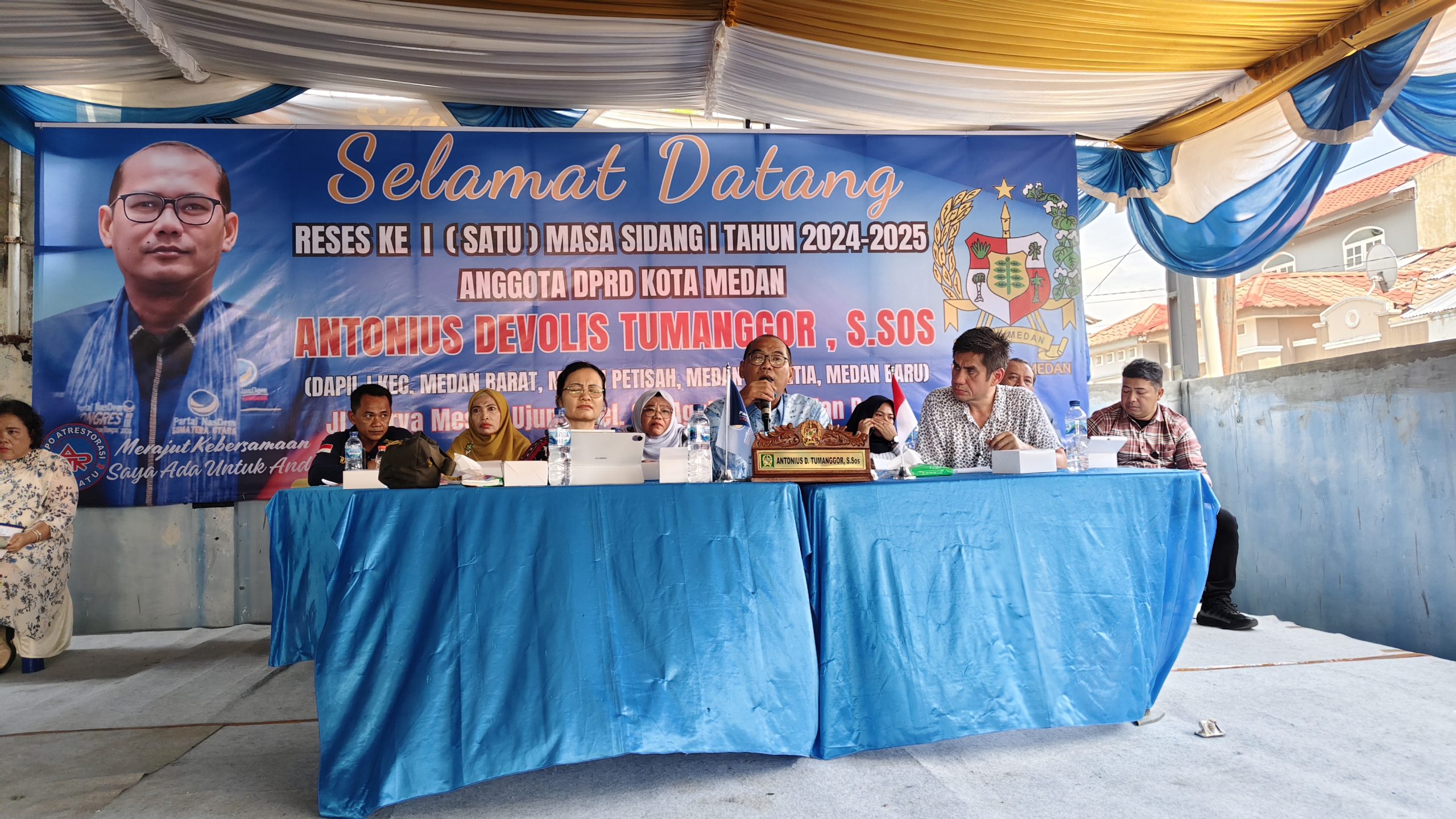 Reses Masa Sidang 1, Antonius Tumanggor Terima Aspirasi Warga dari 4 Kecamatan di Dapil 1