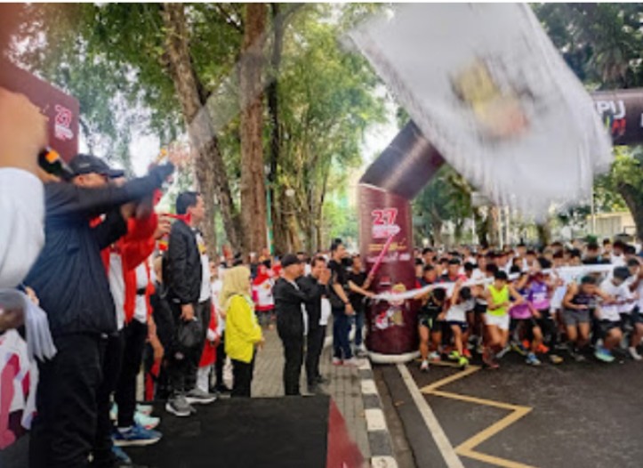 Fun Run Pilkada Serentak 2024,KPU Sumut Targetkan 75 Persen Kehadiran Pemilih