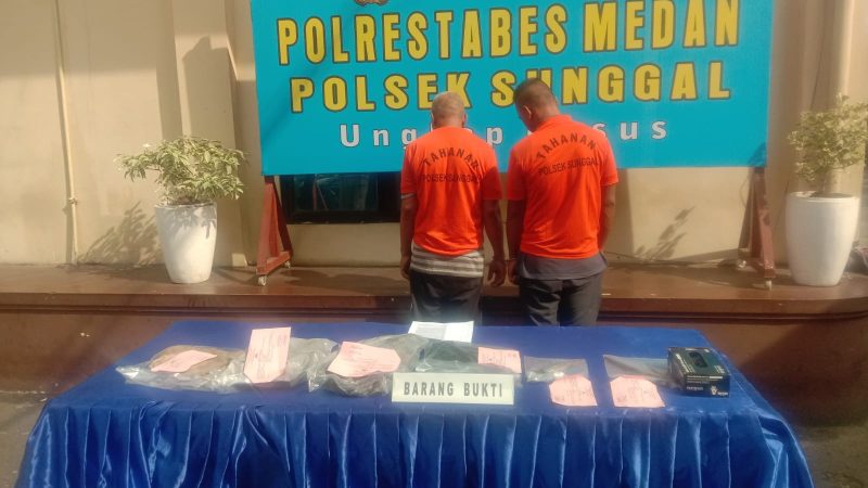 Tewas Ditikam Ayah dan Anak, Unit Reskrim Polsek Sunggal Ringkus Bakti Kaban dan Anaknya di Hotel Jalan Jamin Ginting