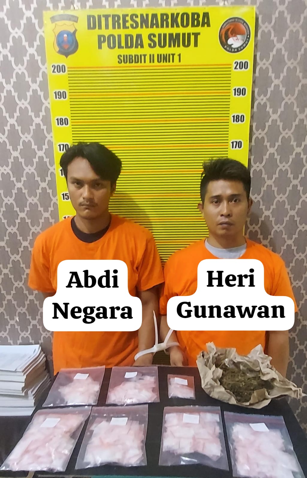 Polda Sumut Bongkar Jaringan Narkoba di Siantar: 515 Paket Sabu dan Ganja Siap Edar Telah Diamankan