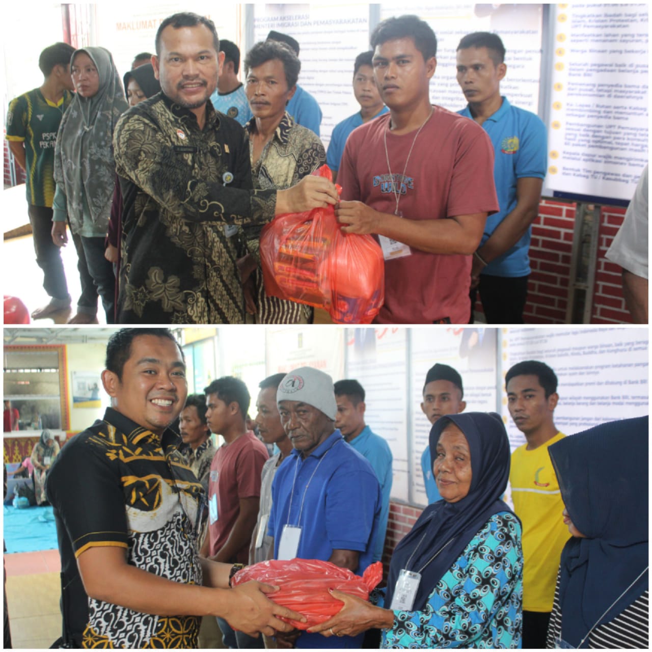 Wujud Kepedulian, Rutan Kelas IIB Rengat Bakti Sosial Bagi WBP