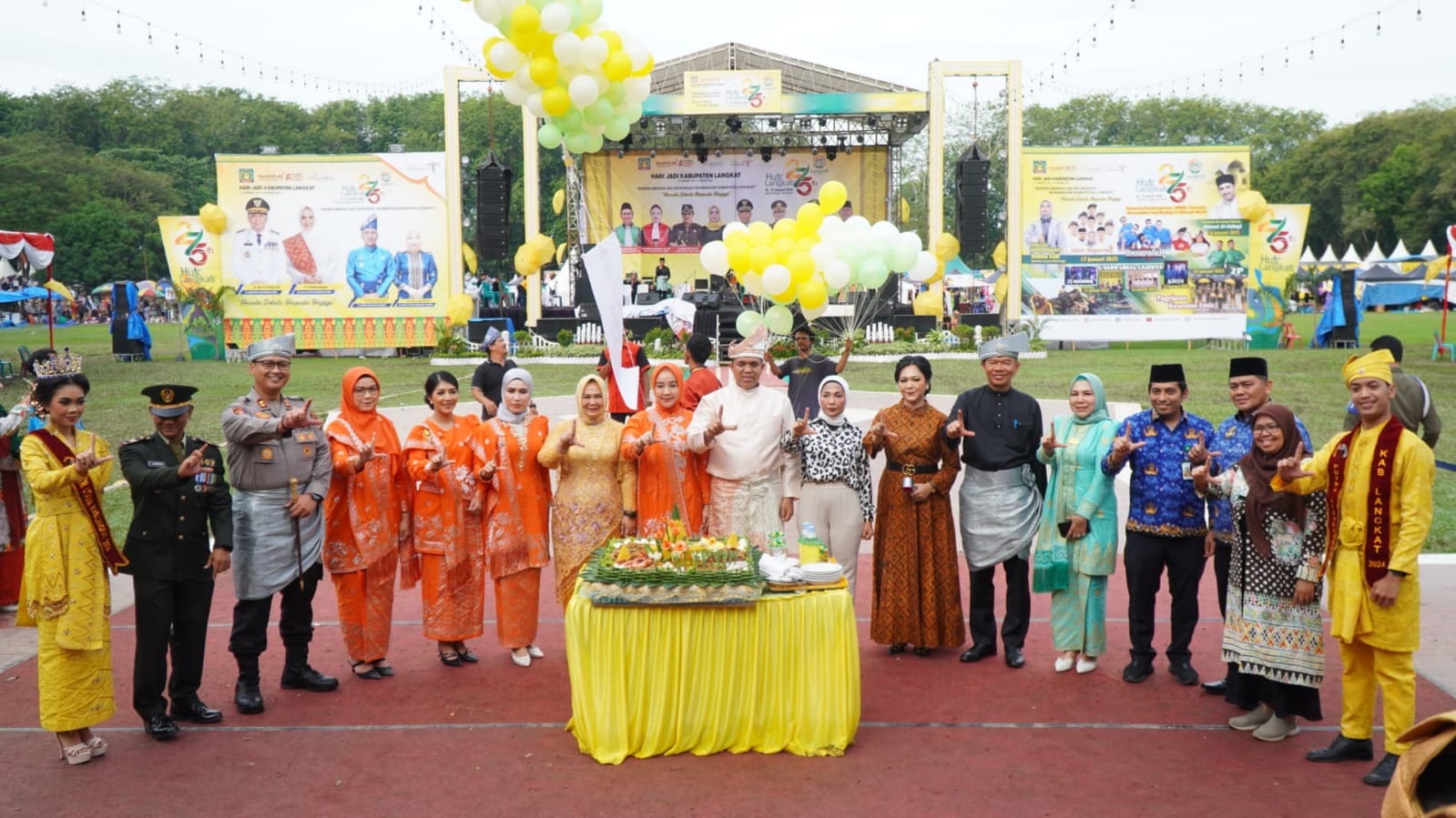 HUT ke-275 Langkat: Pj Gubernur Sumut dan Pj Bupati Langkat Serukan Semangat Kolaborasi