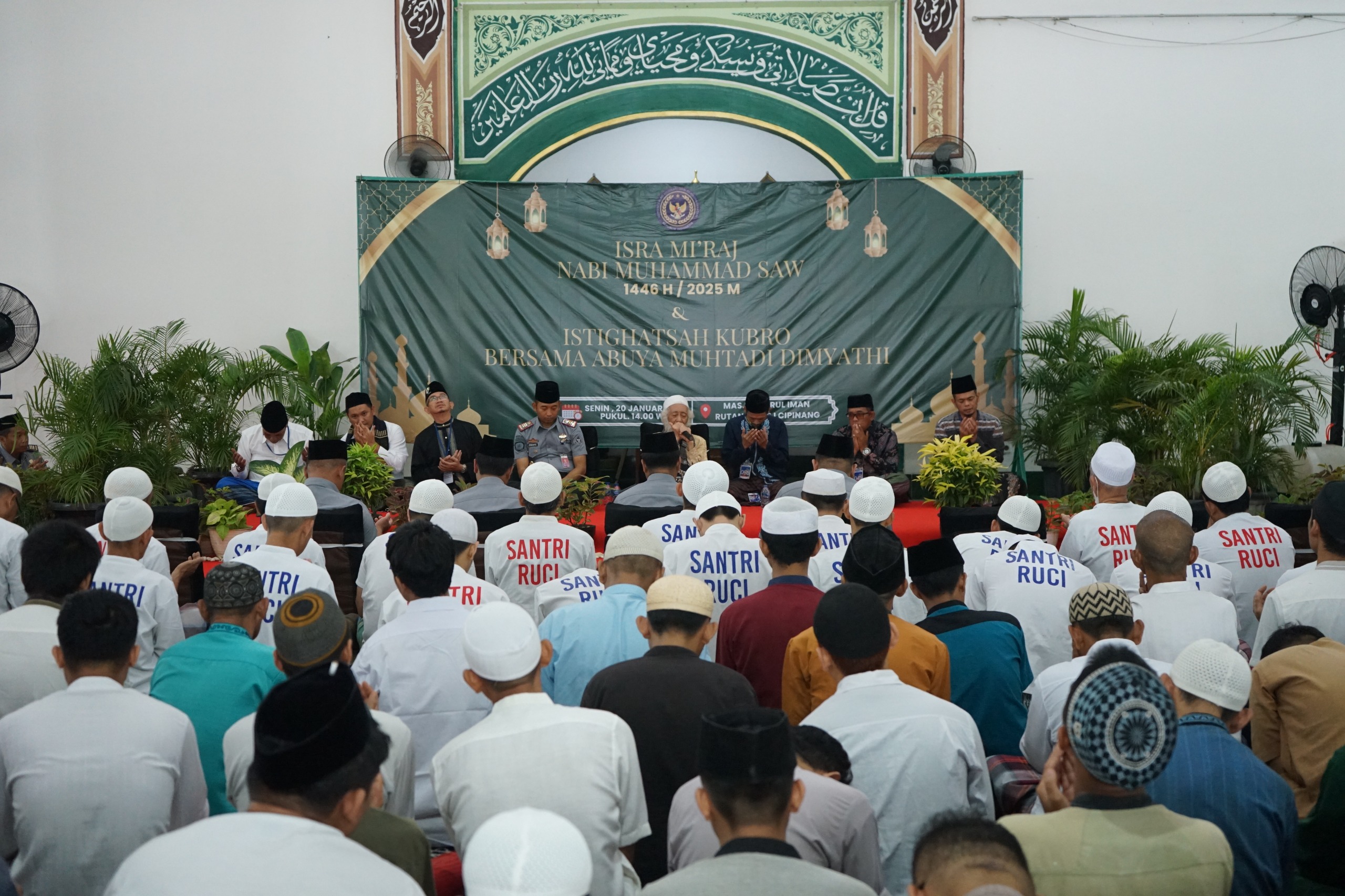 Peringati Isra Mi’raj, Rutan Cipinang Gelar Istighatsah dan Tausiyah Abuya Muhtadi Dimyathi
