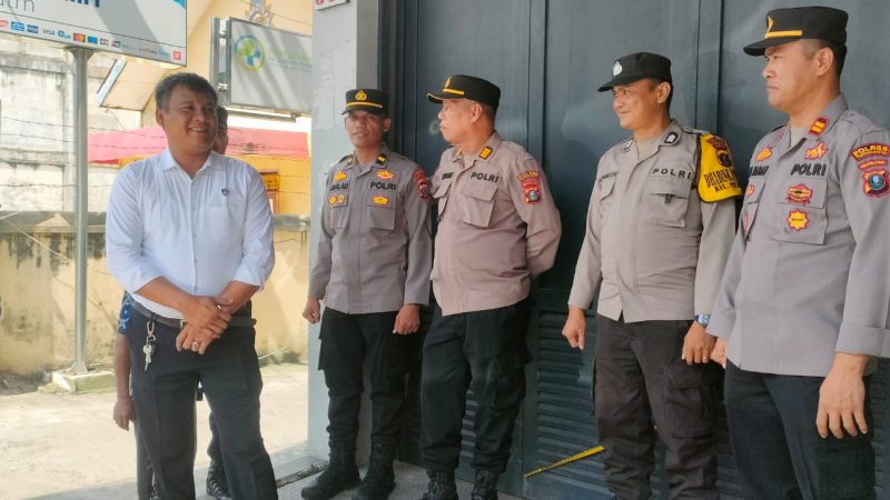 Polres Pematangsiantar Lakukan Pengamanan Rekontruksi Perkara Pembunuhan yang Digelar Polda Sumut