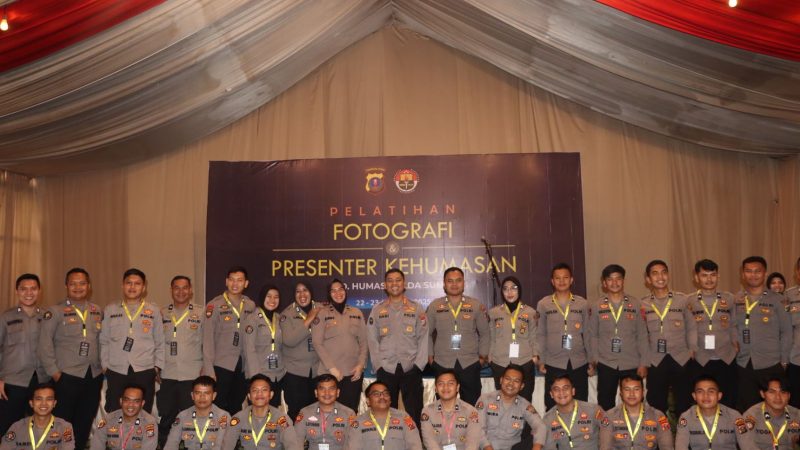 Sihumas Polres Pematangsiantar Ikuti Pelatihan Fotografi Presenter Kehumasan Jajaran Polda Sumut