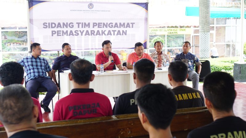 Sidang TPP Pengangkatan Tamping di Rutan Kelas I Cipinang: 262 Warga Binaan Ditetapkan Sebagai Tamping