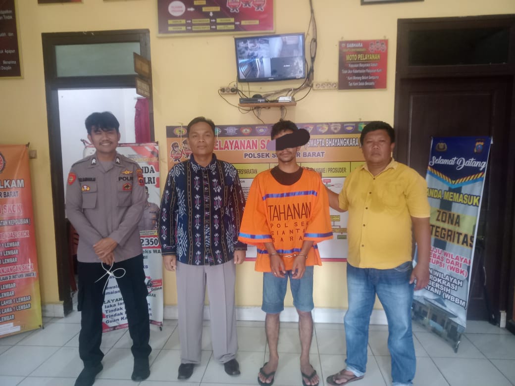 Polsek Siantar Barat Tangkap Pelaku Curat di Jalan Enggang