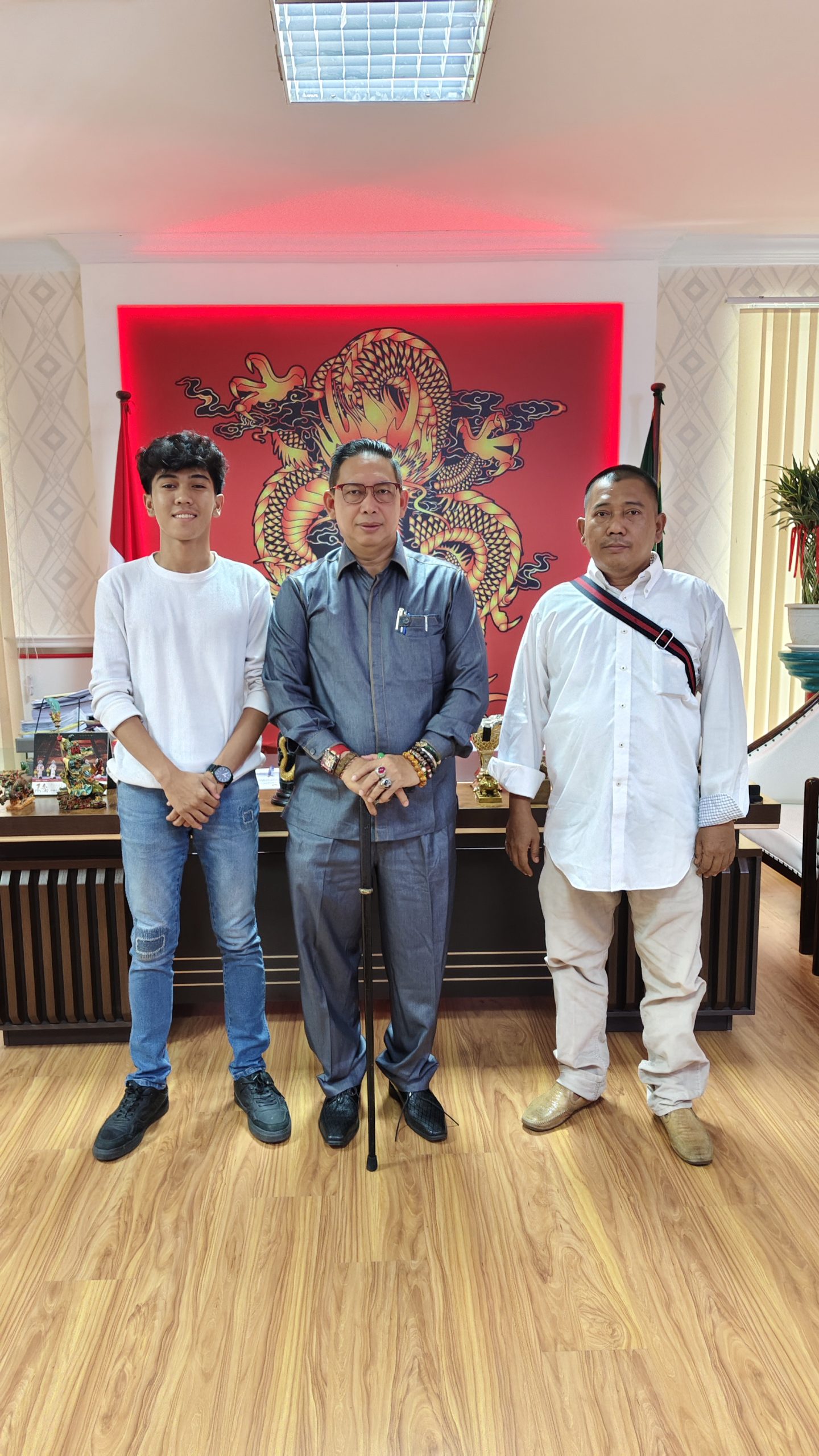 Ketua DPRD Medan Wong Chun Sen Tarigan Dukung Fauzan Dra Febti Siregar Mengikuti Pertandingan Jakarta Jiu- Jitsu Tournament Open 2025