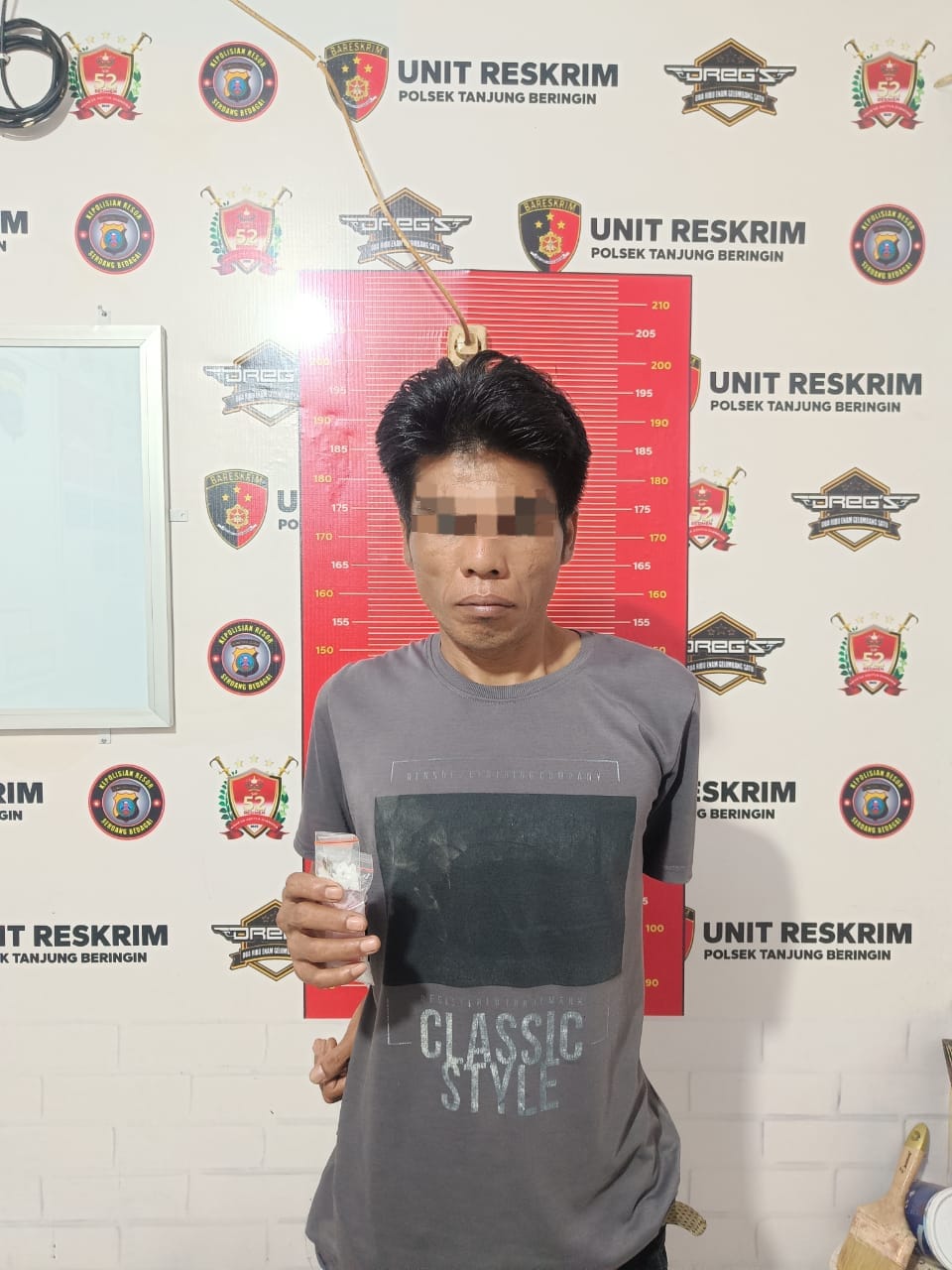Berhasil Gagalkan Transaksi Narkotika Jenis Sabu, Polsek Tanjung Beringin Amankan Seorang Nelayan