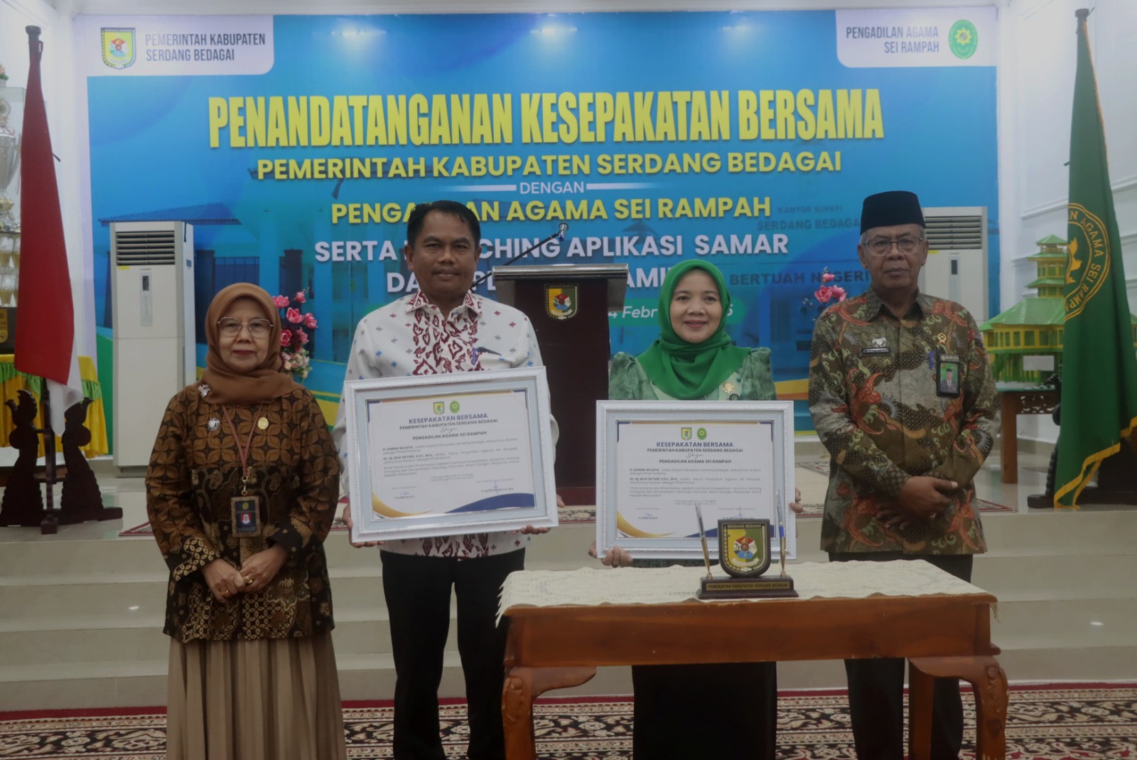 Pemkab Sergai dan PA Sei Rampah Luncurkan Dua Aplikasi untuk Pelayanan Terbaik Kepada Masyarakat