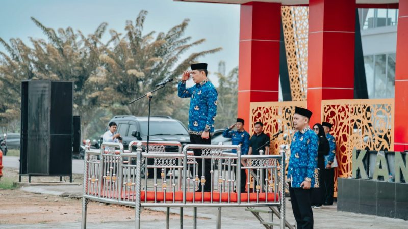 Pemkab Batu Bara Gelar Upacara HKN, Pj. Bupati Heri Wahyudi Sampaikan Salam Perpisahan