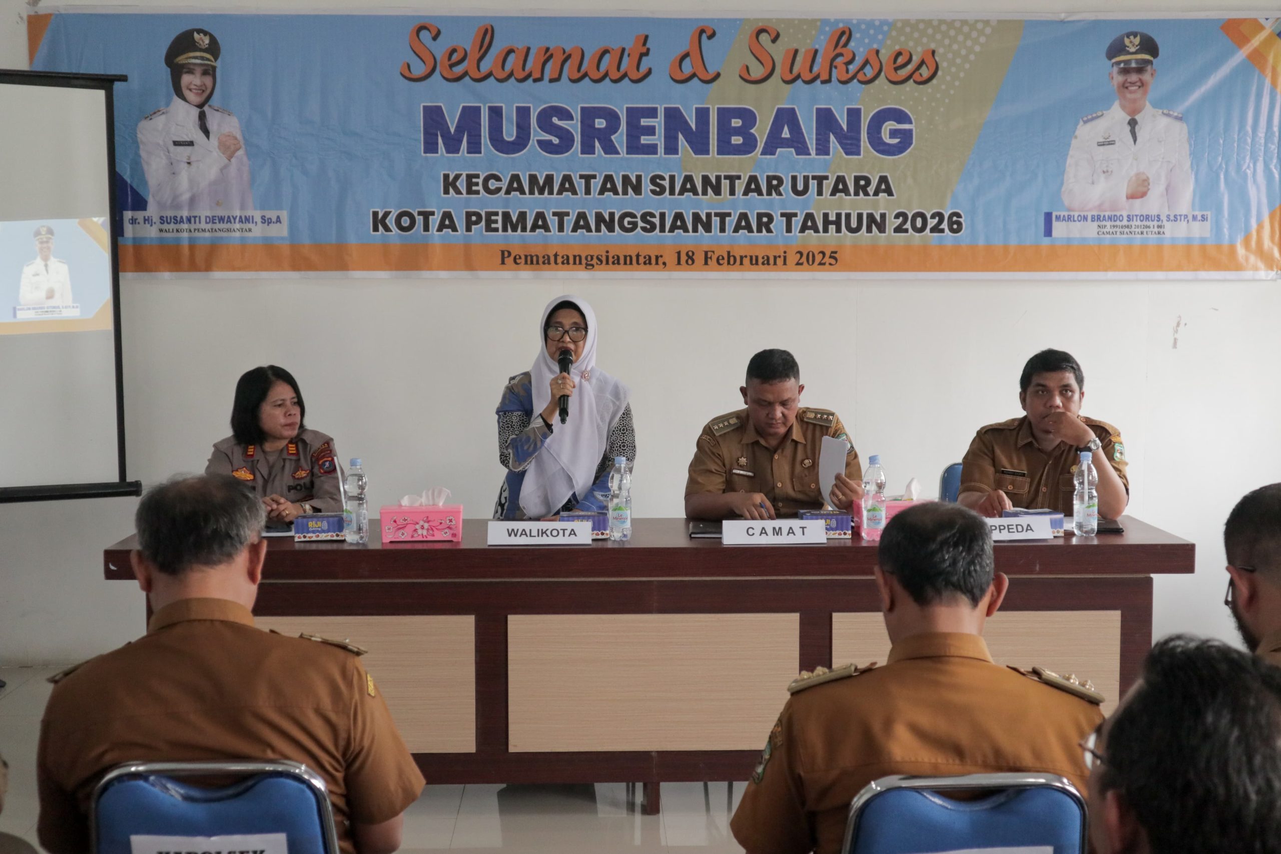 Wali Kota Pematangsiantar Buka Musrenbang RKPD Tingkat Kecamatan Siantar Utara Tahun 2026