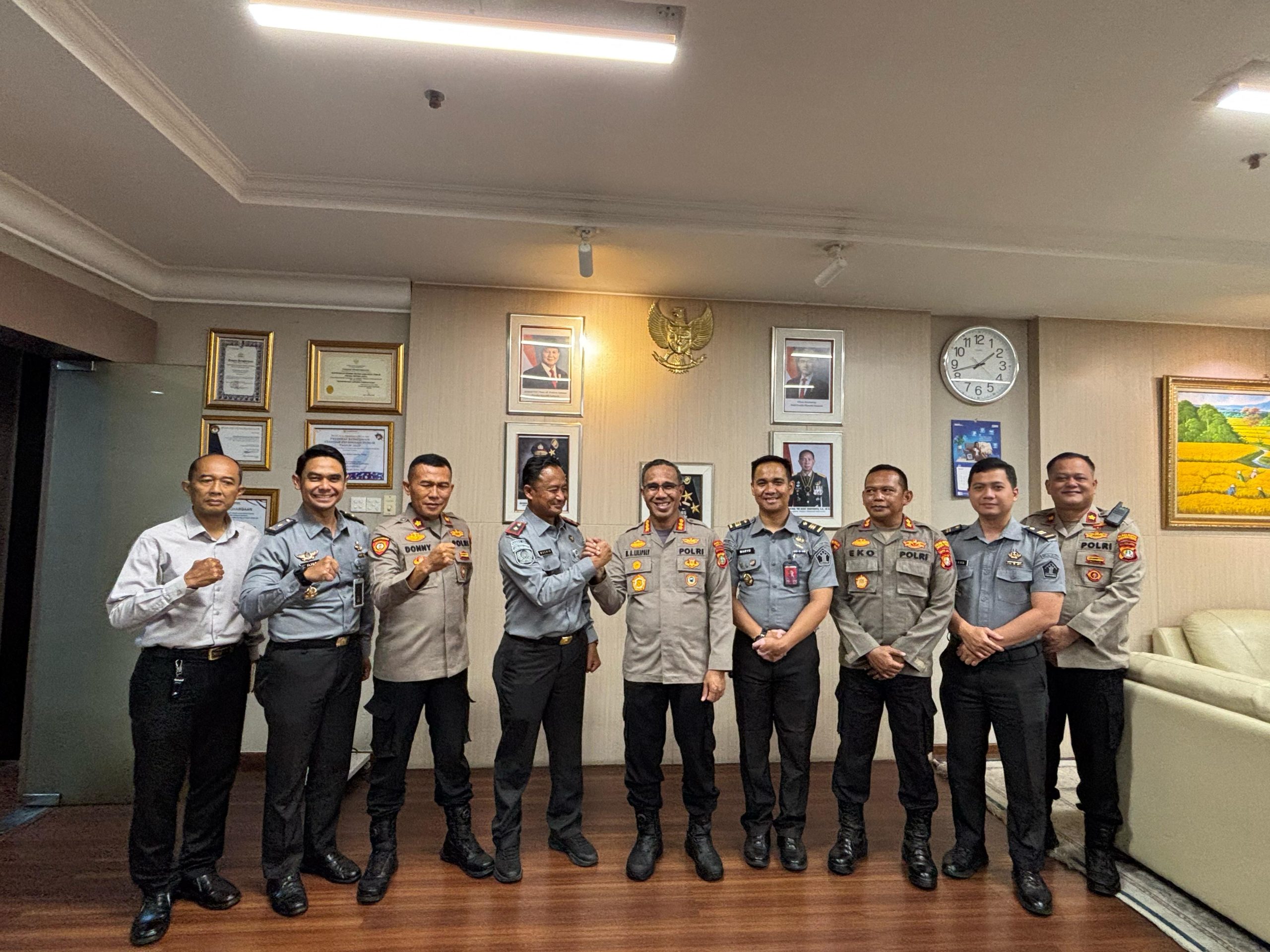 Kalapas Cipinang dan Kapolres Metro Jakarta Timur Perkuat Sinergi Keamanan