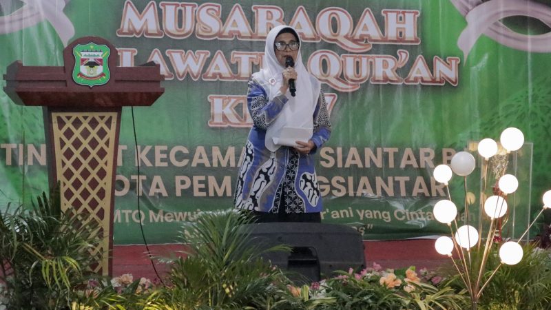 Musabaqah MTQ Nasional (MTQN) ke-57 Tingkat Kecamatan Siantar Barat Tahun 2025 Resmi Ditutup Wali Kota Pematangsiantar