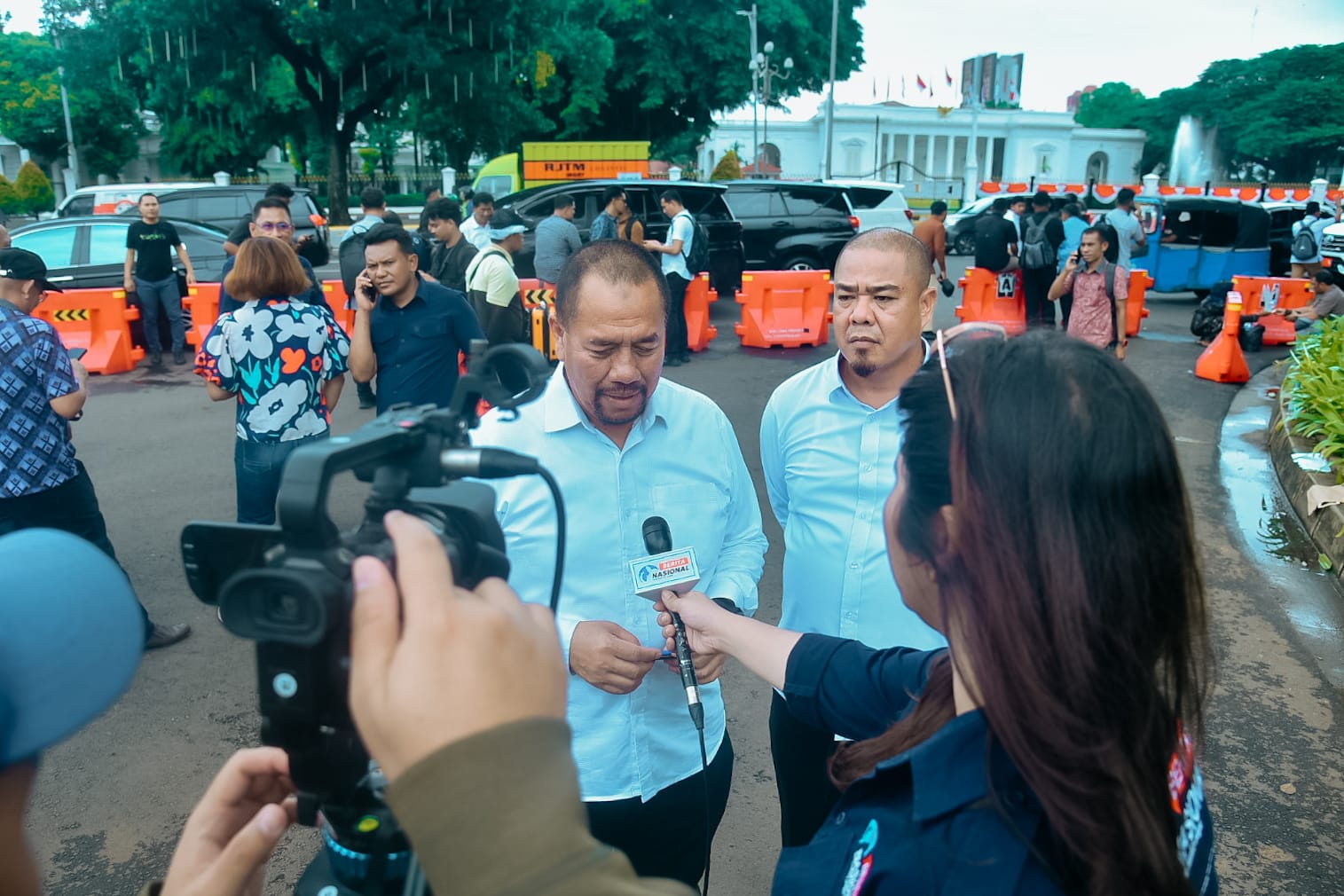 Geladi Bersih, Bupati Batu Bara Terpilih Baharuddin Ikuti Kirab Jalan Kaki dari Monas Menuju Istana Kepresidenan