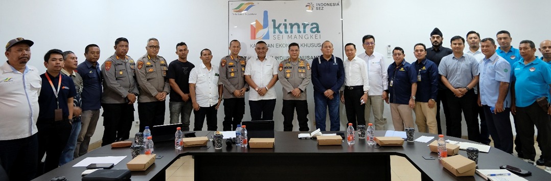 PT Kawasan Industri Nusantara (PT KINRA) Lakukan Supervisi dan Pembinaan Teknis Tentang Sistem Manajemen Pengamanan di KEK Sei Mangkei
