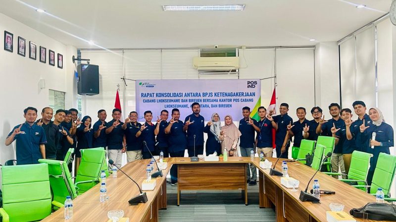 Memperluas Perlindungan: BPJS Ketenagakerjaan dan Pos Indonesia Perkuat Kolaborasi di Aceh