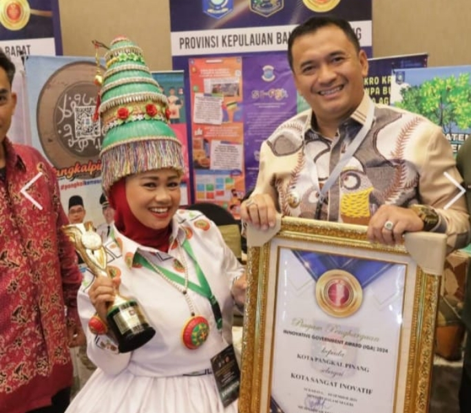 Pemkot Pangkalpinang Raih Predikat Kota Sangat Inovatif Di IGA 2024