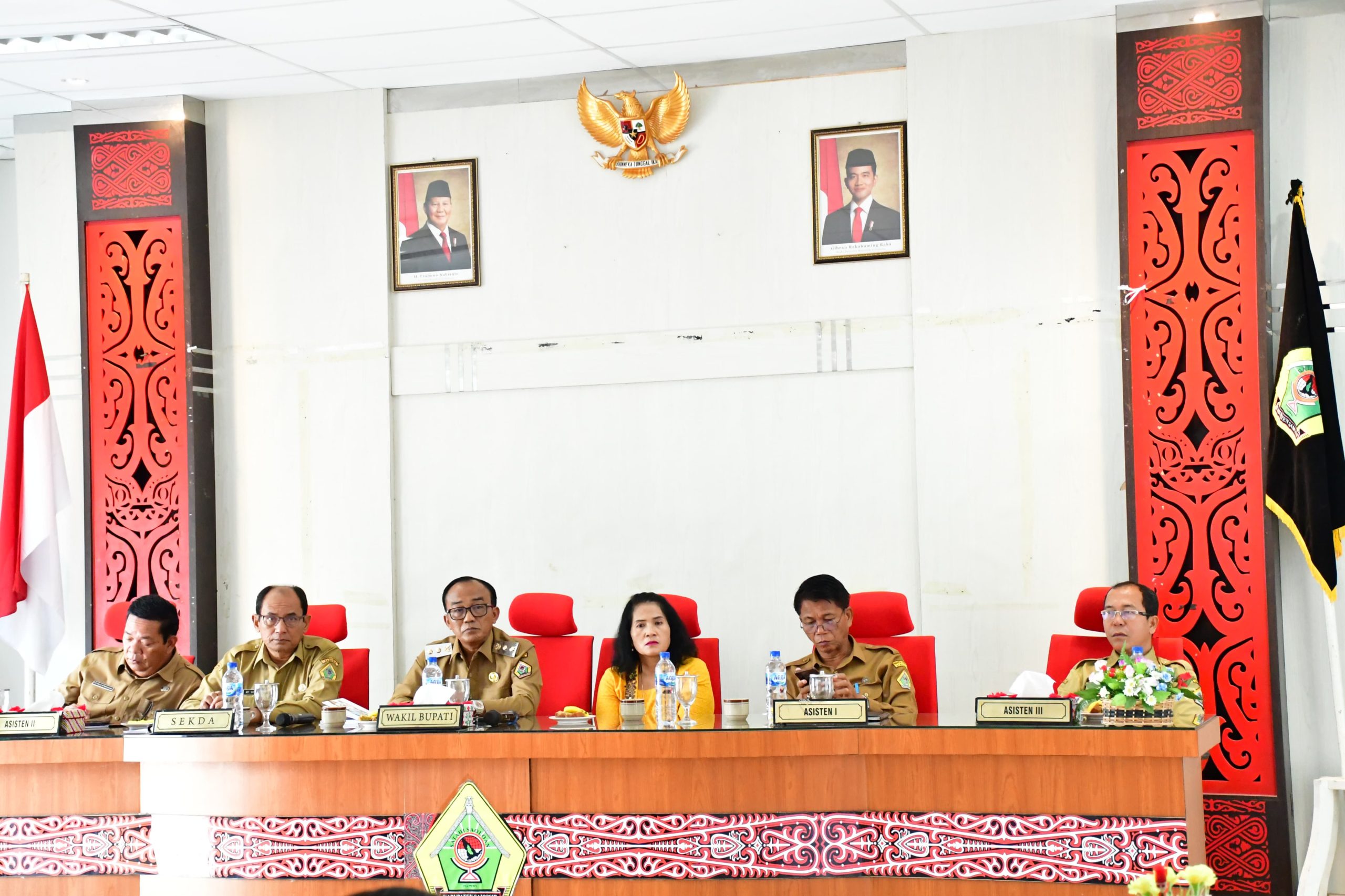 Pertama Masuk Kerja, Wabup Ariston Tua Sidauruk Jalin Silaturahmi Dengan Pejabat Pemkab. Samosir