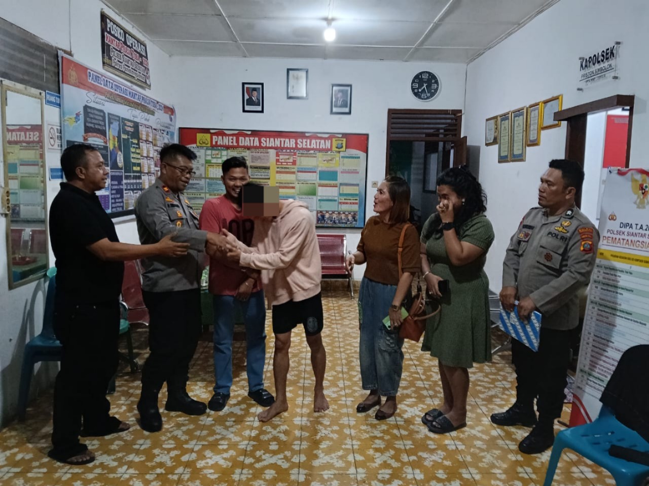 Polsek Siantar Selatan Amankan Seorang Pelajar yang Diduga Lakukan Percobaan Bunuh Diri