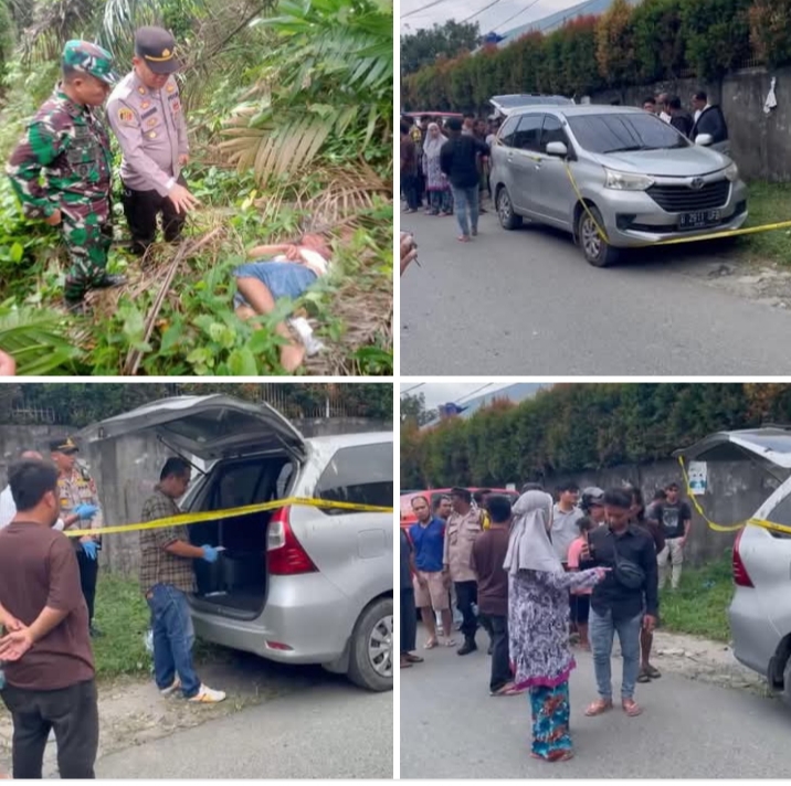 Driver Online Ditemukan Jadi Mayat di Kutalimbaru, Mobilnya di Tuntungan