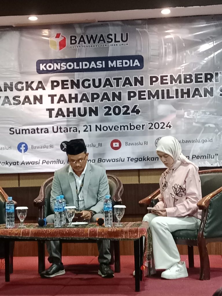 Bawaslu Sumut Laksanakan Konsolidasi Bersama Media Masa untuk Pilkada Serentak 2024