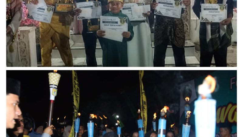 Tradisi Pawai Obor Sambut Ramadhan 1446 Hijriah di Kecamatan Tanjung Beringin