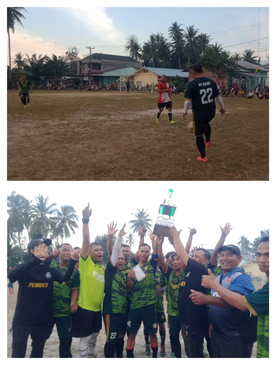 Final Turnamen Sepakbola Ramadhan CUP U40 Sukses, Kades Budi : Terimakasih Seluruh Club Bermain Sportif