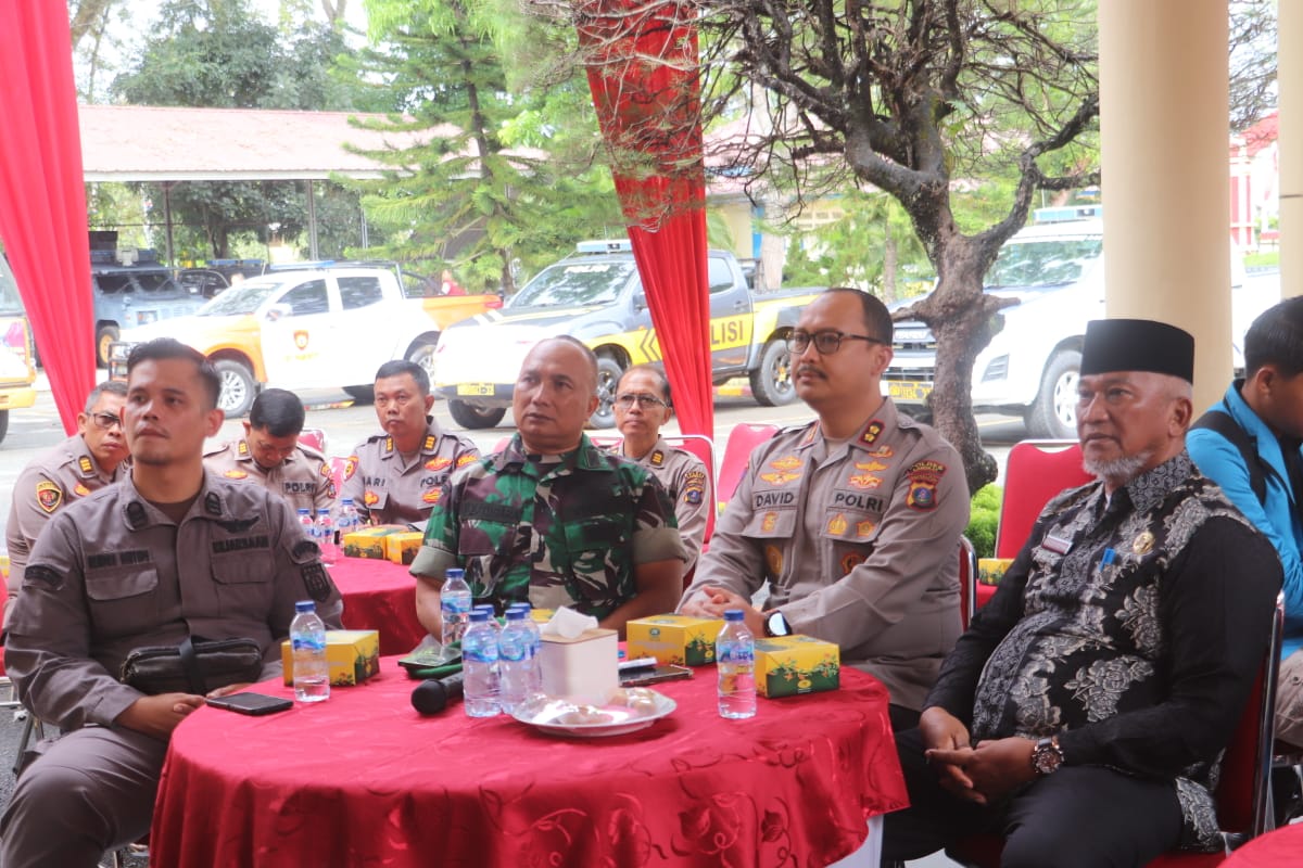 Polres Langkat Polda Sumut Gelar Baksos Polri Presisi Bersama Mahasiswa, Sambut Datangnya Ramadhan