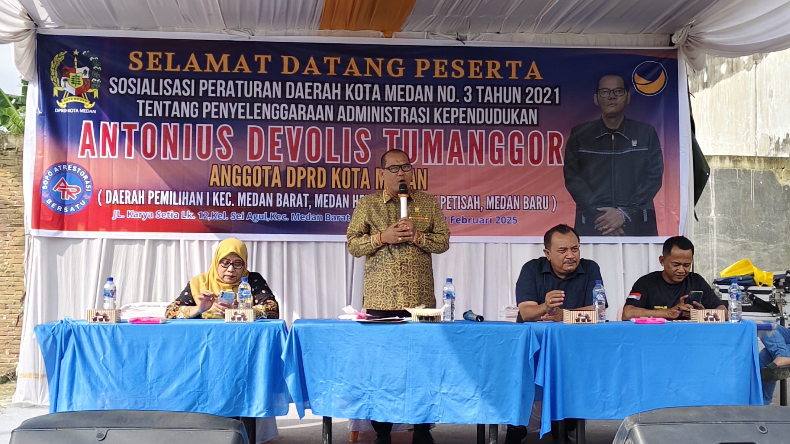 Sosperda Sesi II, Antonius Tumanggor Singgung Kepling Yang Tidak Bekerja Serius Bagi Warganya
