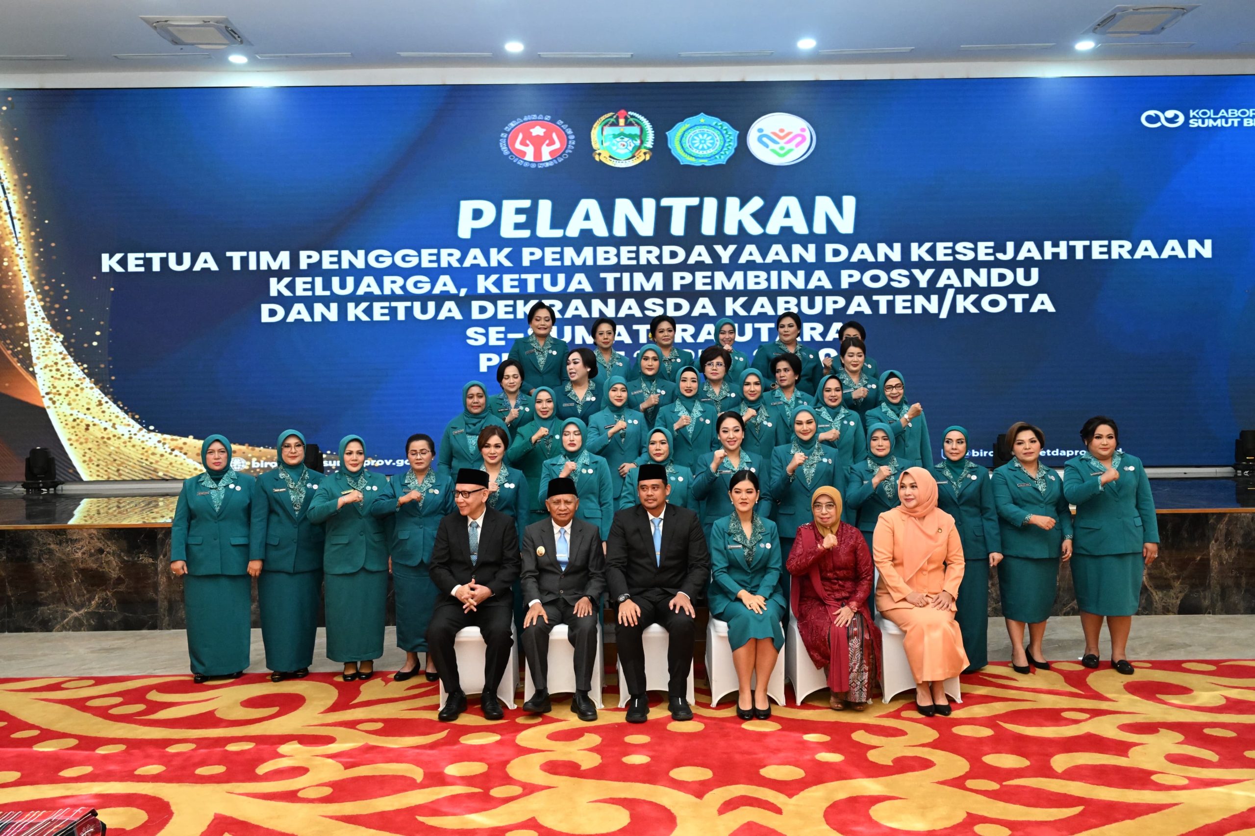 Ketua TP PKK Langkat Endang Kurniasih Dilantik Kahiyang Ayu, Siap Kolaborasi untuk Kesejahteraan Masyarakat