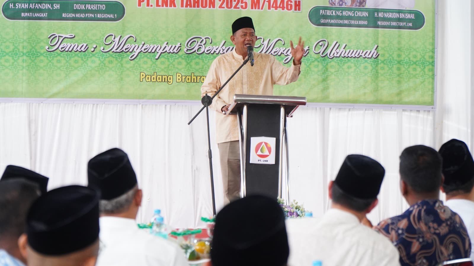 Bupati Langkat Ondim Buka Puasa Bersama PT LNK, Apresiasi Kepedulian Perusahaan untuk Masyarakat
