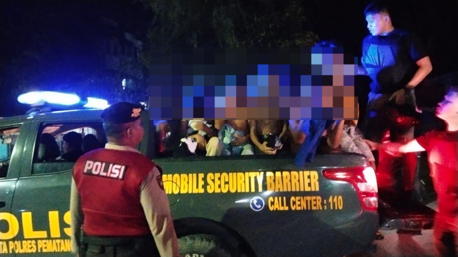 Laksanakan KRYD, Polres Pematangsiantar Amankan 16 Remaja Diduga Akan Lakukan Tawuran