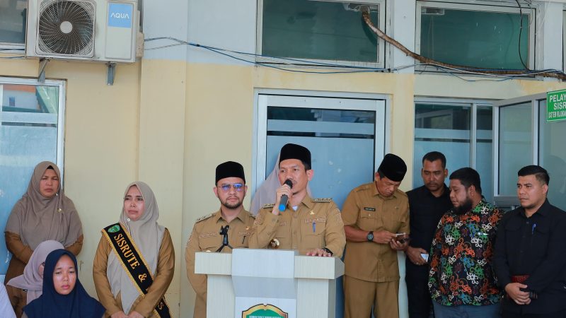 Bupati Aceh Barat Tarmizi SP.MM, Resmi Luncurkan Program Kartu Sehat Aceh Barat.