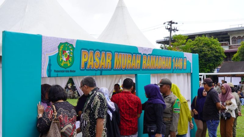 Pasar Murah Pemko Medan Sambut Ramadhan dan Idul Fitri 1446 H Dibuka