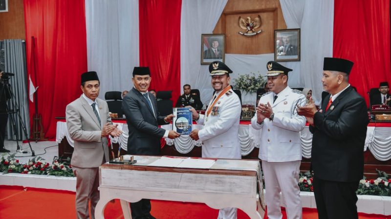 Baharuddin Siagian Sampaikan Pidato Sambutan Pada Rapat Paripurna Istimewa DPRD Batu Bara Masa Bakti 2025 – 2030, Pembangunan Dimulai Dengan Bahagia