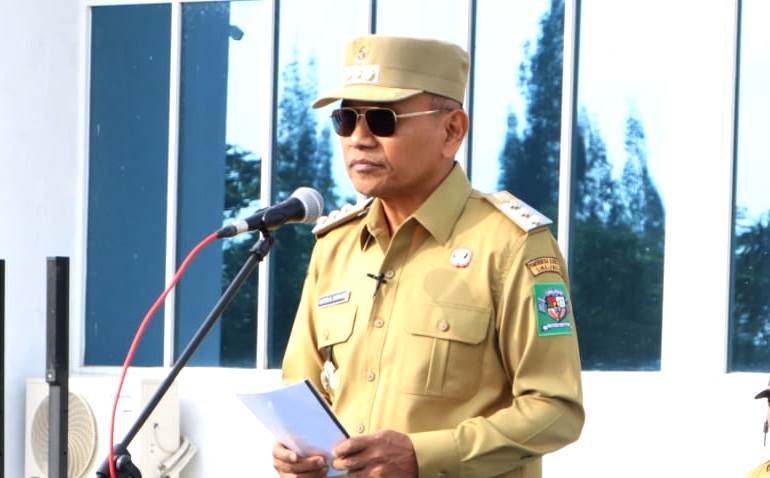 Pimpin Apel Gabungan Perdana, Bupati Simalungun H Anton Achmad Saragih Ajak ASN Bahu Membahu Membangun Simalungun